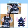 Stitch Cartoon Plush Backpack With Padded Shoulder Straps For Daily Use