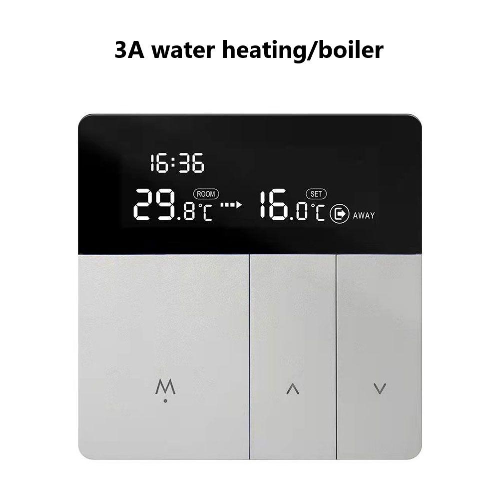 Контроллер водонагревателя Цифровой комнатный термостат Домашняя система отопления Точные показания температуры Цифровой дисплей