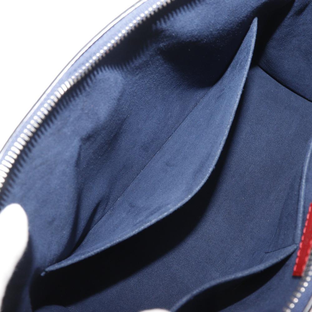 LOUIS VUITTON Tuileries Tote Handbag M53544 2WAYShoulder Red / dark blue Epi Leather Women Used