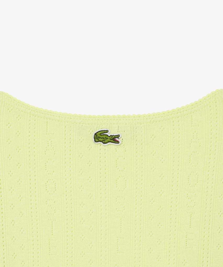 LACOSTE Women'S Pointel Sleeveless Tf5279-56G Bic