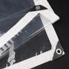 95% Clear PEVA Rainproof Cloth Outdoor Pergola See Through Tarp Curtain Home Window Transparent Windproof Screen Keep Warm Film