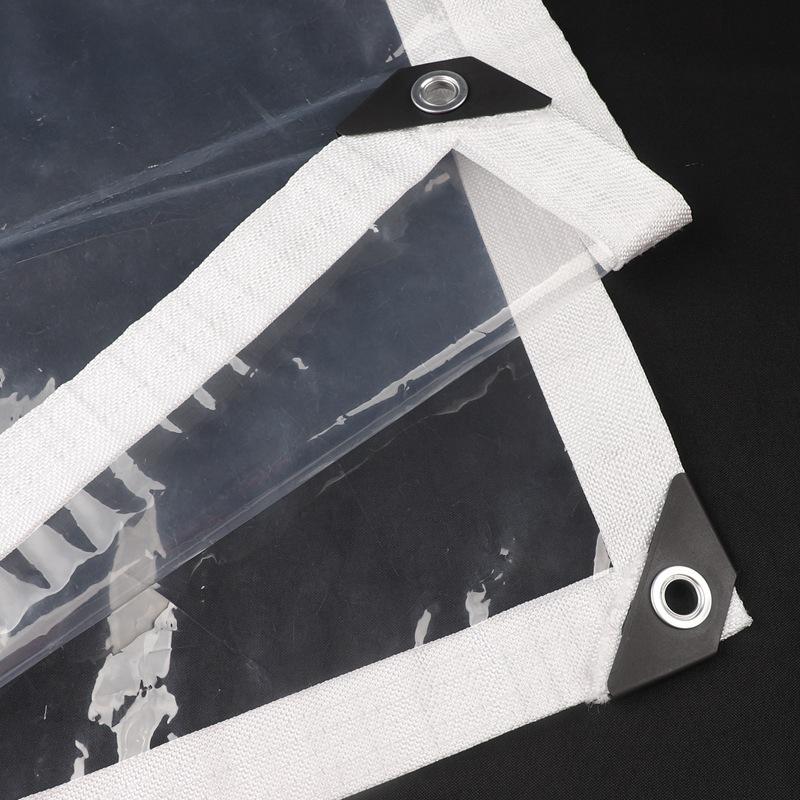 95% Clear PEVA Rainproof Cloth Outdoor Pergola See Through Tarp Curtain Home Window Transparent Windproof Screen Keep Warm Film