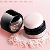 Cosmetic Case, Blusher, Jar Container Portable Loose Powder Box with Mirror, Travel Powder Case with Mushroom Sponge Puff
