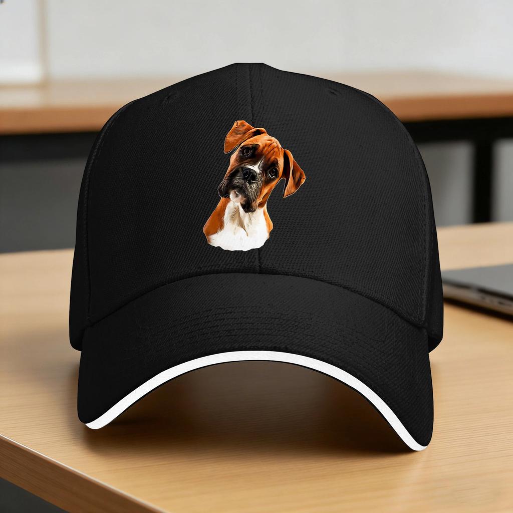 Dog Head Watercolour Splash Baseball Cap Classic Hip Hop Hats Spring Women Men Outdoor Sports Baseball Caps
