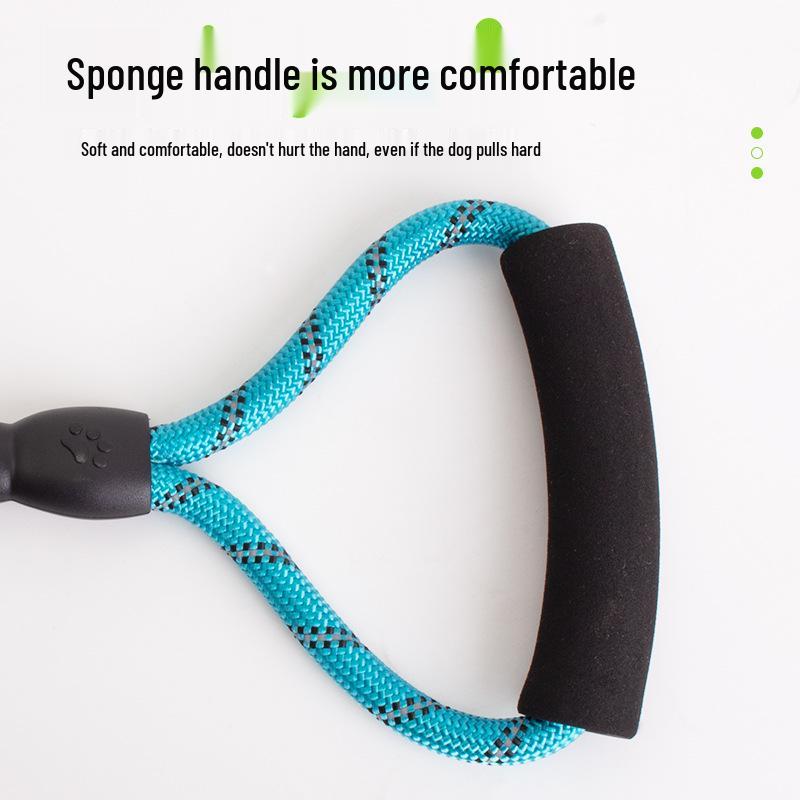 Reflective Multi-color Round Rope Dog Leash
