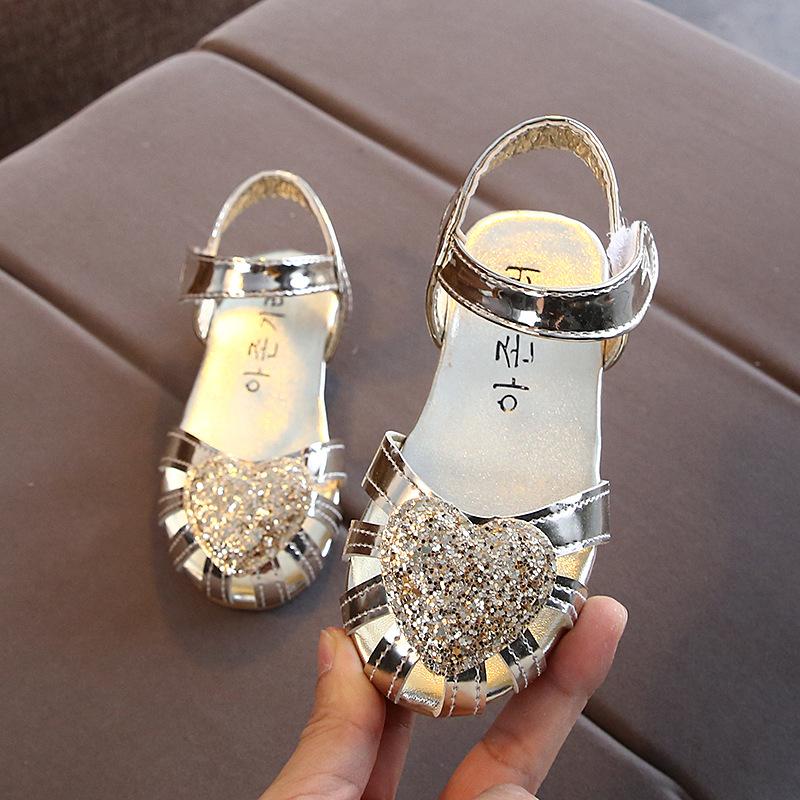 New Girl Shoe Exquisite Fashion Versatile Princess Shoes Sweet Daily Popular Flat Sandal Hollow Out Simple Light Child Shoes