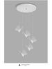 Creative Butterfly Swan Swallow Pendant Light for Bedroom or Living Room