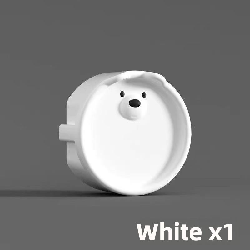 

Защитная крышка для розетки с 2 штырьками - Силиконовый протектор для розеток европейского типа, Пыле- и ударопрочные защитные колпачки 1pcs белый