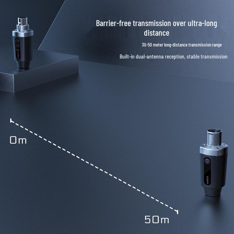 Wireless XLR Transceiver for Stage Performance & KTV Audio