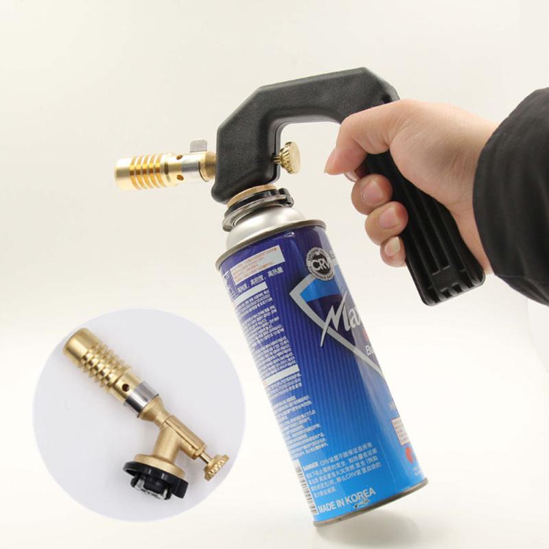 Buy Portable Gas Torch Flame Blowtorch Copper Flame GasBurner Lighter Heating Welding for