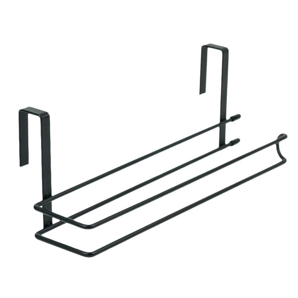 Punch-Free Kitchen Paper Towel Holder & Storage Rack for Cabinets