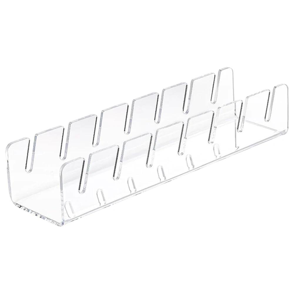 Huthalter für 7 Baseballkappen, Acryl-Hut-Organizer, keine Installation, Hut-Aufbewahrung, Display-Halter für Schlafzimmer, Schrank, Kommode