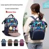 Leaf Print Anti-theft Mommy Backpack: Large Capacity, Multifunctional, Custom Logo Option