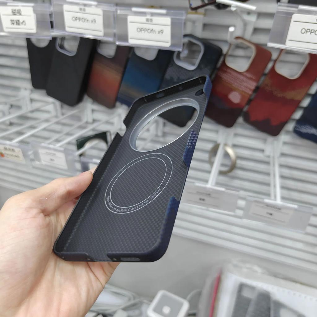 For OPPO Find X9 Ultra Case Luxury Minimalist Magnetic Metal Ring Aramid Fiber Full Coverage Cover For OPPO Find X 9 Ultra Funda