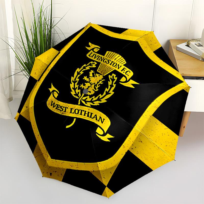 

Livingston F.C.West Lothian Automatic Opening and Closing, 8 rib Structure Portable Umbrella, Suitable for Men and Women in All Seasons Per