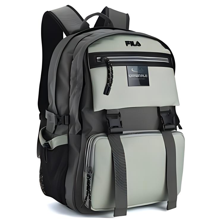 New FILA Fabric Backpack Regular Men's Crab Shell Gray F13M429102FCC