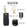 2pcs PU Leather Pen Holder Strap with Metal Clip, Anti-Lost Pen Clip for Lanyards, Space-Saving, Easy to Carry, Pen Organizer for Office, Business,