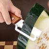 Vegetable Peeler with Wood Handle Stainless Steel Bottle Opener Fruit Potato Peeler for Ginger Herbs Ergonomic Rust-Proof Essential Kitchen Tool for