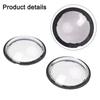 2pcs Lens Guards PC Len Protective Mirror For Insta360 X5 Camera Cap Protector Cover Rotating Protective Sports Camera Accessory