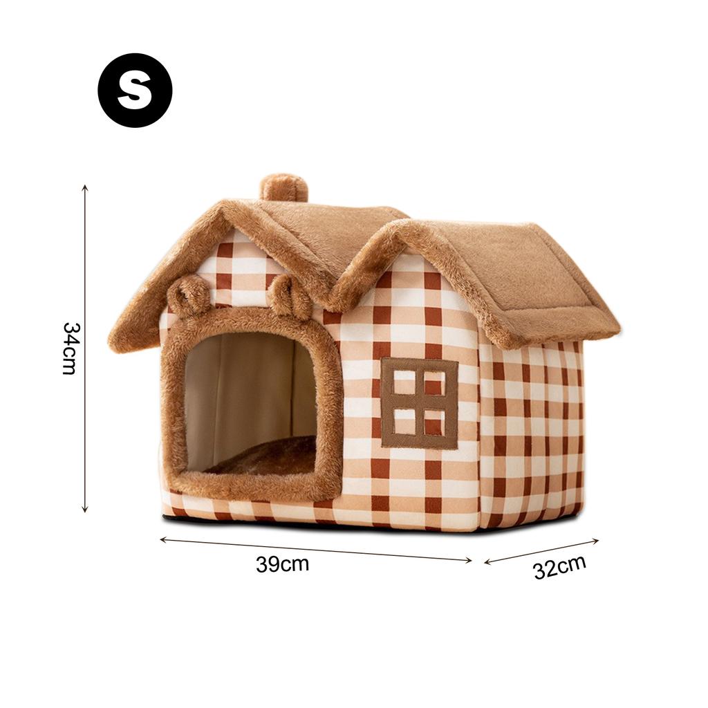 Pelíšek pro kočky Ultra-měkký plyšový materiál Kočičí pelíšky pro kočky v interiéru Kočičí pelíšek uvolňuje svaly a klouby