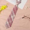 Japanese Plaid Black Bow Tie Collar Rope Women'S Necktie College Wind Streamer Jk Bow Shirt Ins Sailor Suit