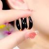 Zinc Zinc Alloy Dripping Oil Earring Jewelry Accessories Hoop Ear Buckle Trendy Enamel Hoop Earrings  Girls
