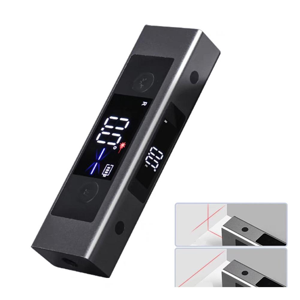 UYANGG 2 In 1 Laser Level Li1 Laser Protractor Digital Inclinometer Angle Meter Type-C Rechargeable Laser Measuring Tool