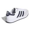 adidas Originals Team Court Classiche Casual Antiscivolo Basse Scarpe da Skate Uomo sneakers Bianco Blu Navy EF6054