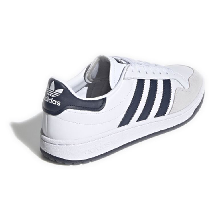 adidas Originals Team Court Classiche Casual Antiscivolo Basse Scarpe da Skate Uomo sneakers Bianco Blu Navy EF6054