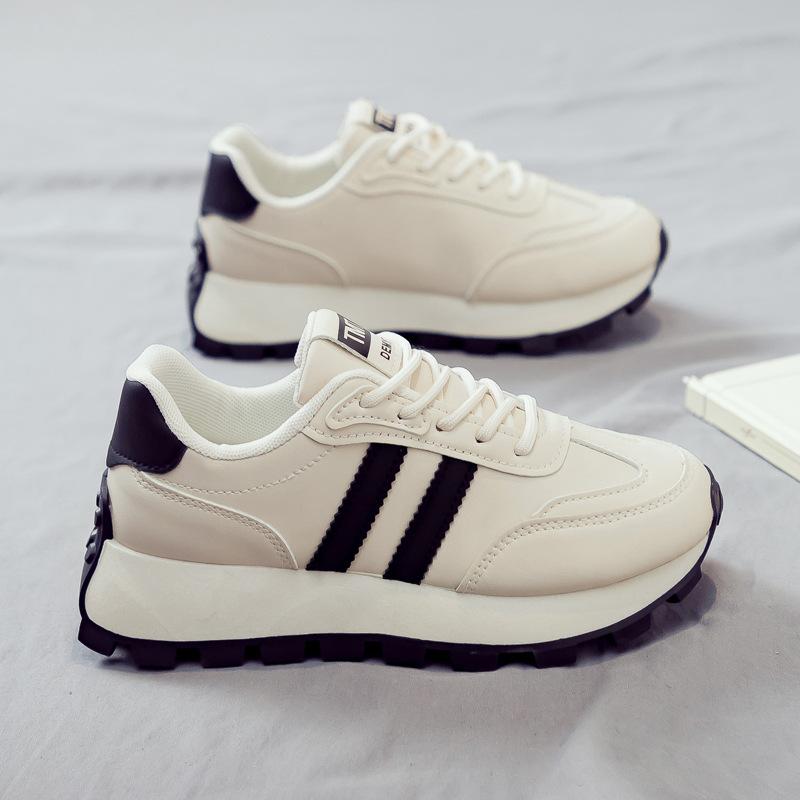 

Весна новая маленькая белая обувь женская обувь универсальная спортивная толстая подошва обувь весна и осень 35