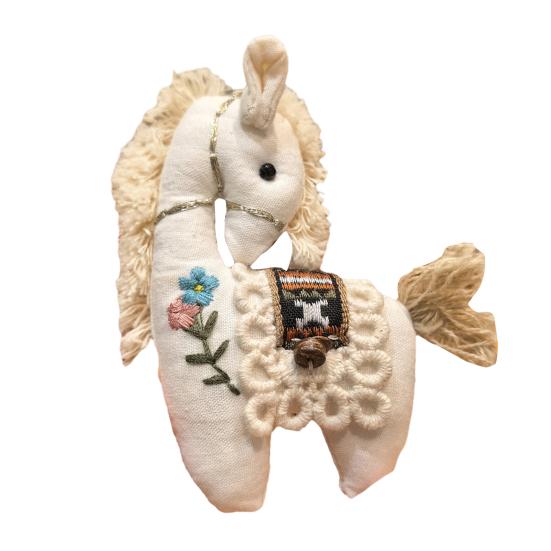 Breloc Pandantiv Geantă Bumbac In Cârlig Cal Farmec Vintage Rucsac Școlar Inel Chei Accesorii Geantă Portabile