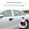 Geely Galaxy A7 Door Handle Protective Sticker - Anti-Scratch Decorative Accessory