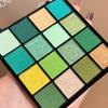HUDAMOJI 16-Color Eyeshadow Palette: Vibrant Pearlescent, Matte Earth Tones & Glitter for Stage Makeup.