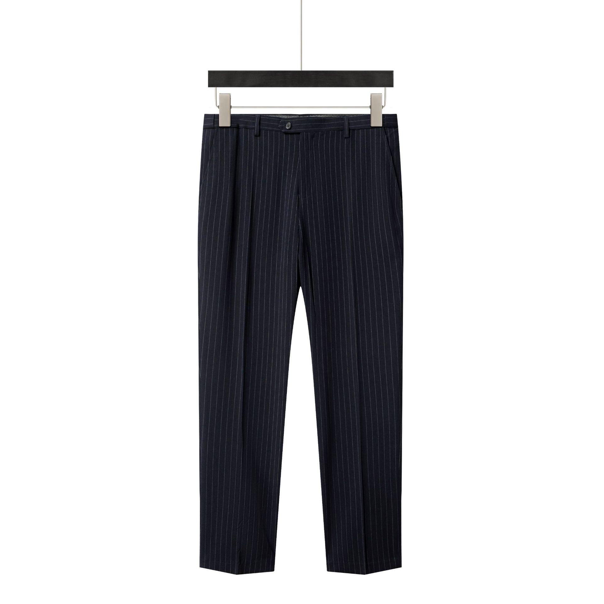 

Мужской двубортный полосатый стрейчевый костюмный комплект, свободного кроя, больших размеров для высоких и крупных, идеально подходит для свадеб. 4XL