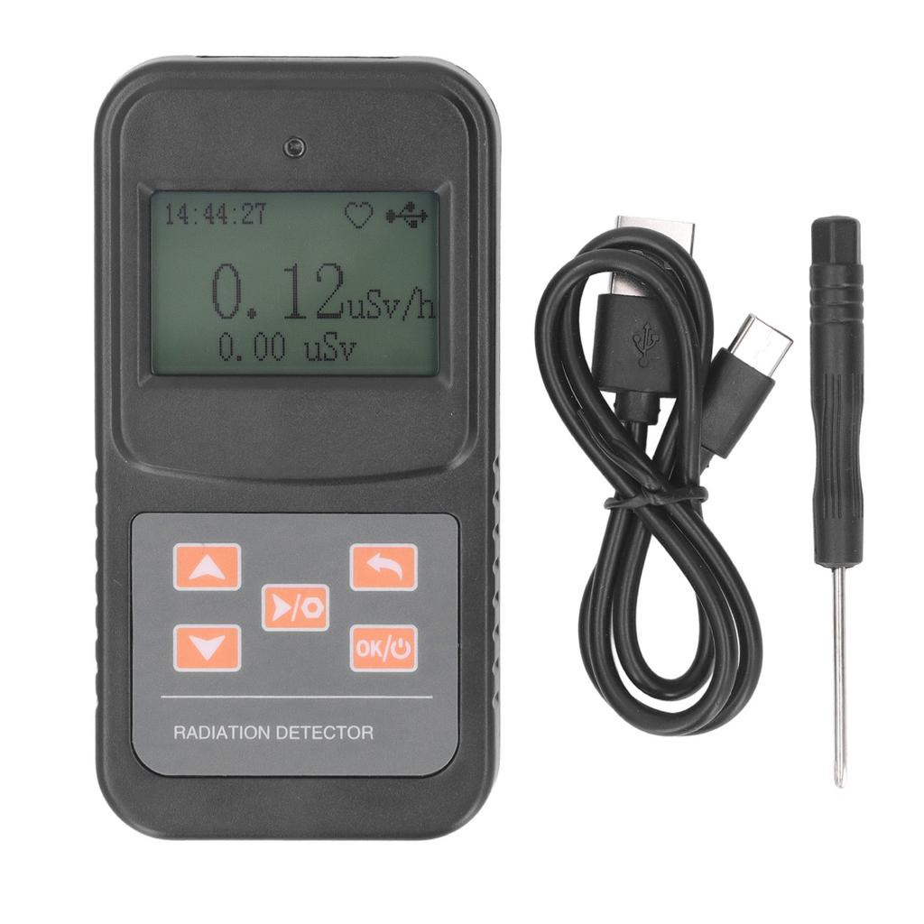Nuclear Radiation Detector Intelligent Real Time Detection Sound Alarm Radiation Dosimeter Geiger Counter