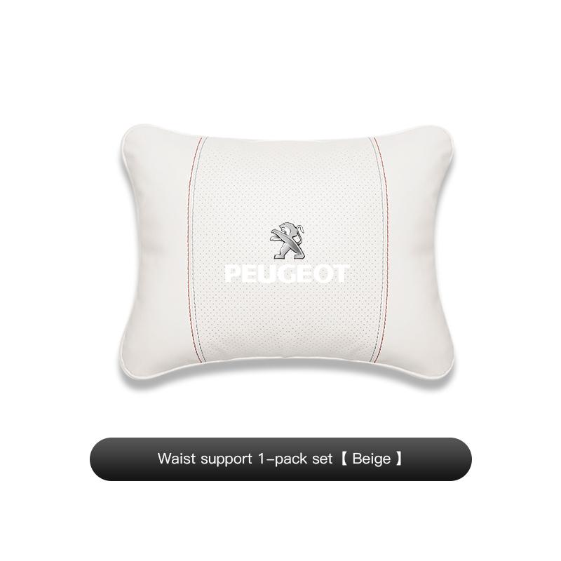 Car Headrest/Lumbar Support Car Neck Pillow Waist Cushion For Peugeot 508 607 406 407 307 206 301 408 208 3008 308 2008 207 107