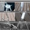 Sitengle Tripod Campfire Tripod Camping [4-Section] Dutch Oven Stand 15kg Load Capacity Height Adjustable Storage Bag Included Campfire Hanger Outdoor