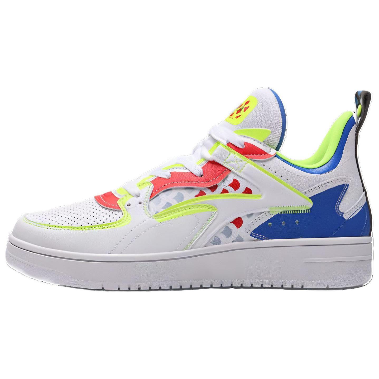 

LiNing Counterflow Ретро Юэюэ Противоскользящие Износостойкие Низкие Кеды для Скейтборда Женские Белые 35.5