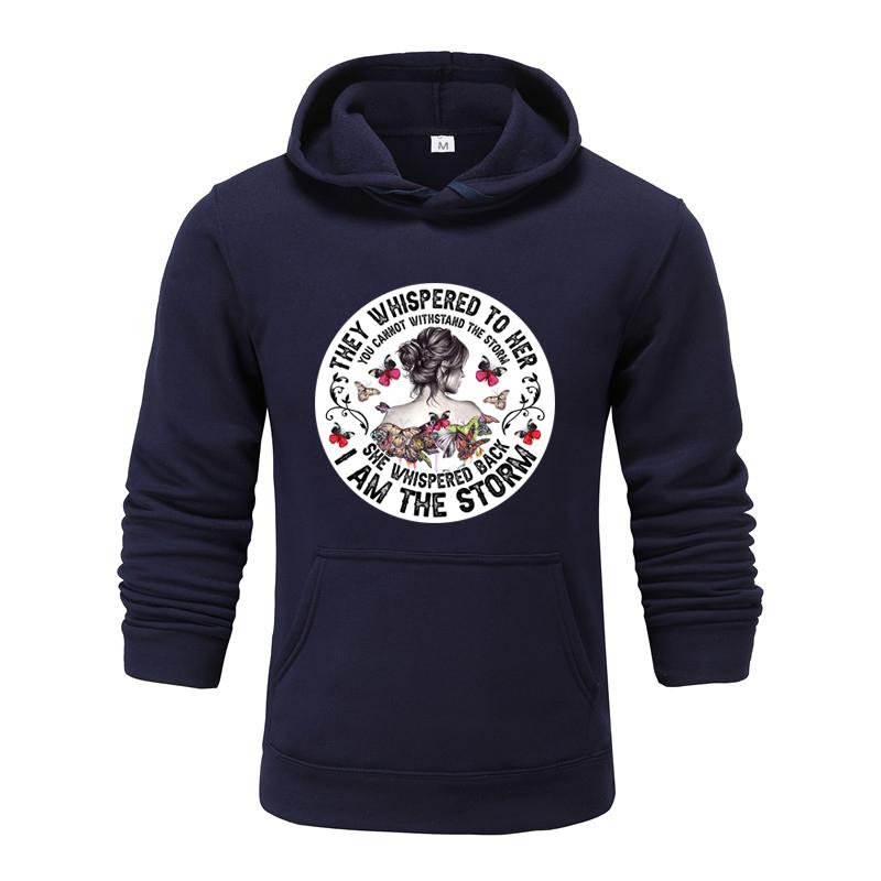 Podzim a zima Nové personalizované tištěné oblečení Muži a ženy Milovníci mikiny Pulovr Jogging Sportovní Mikina