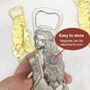 Bottle Opener Beer Can Bottle Opener Fun Refrigerator Decorative Bottle Cap Bottle Opener Metal Mermaid Beer Bottle Opener