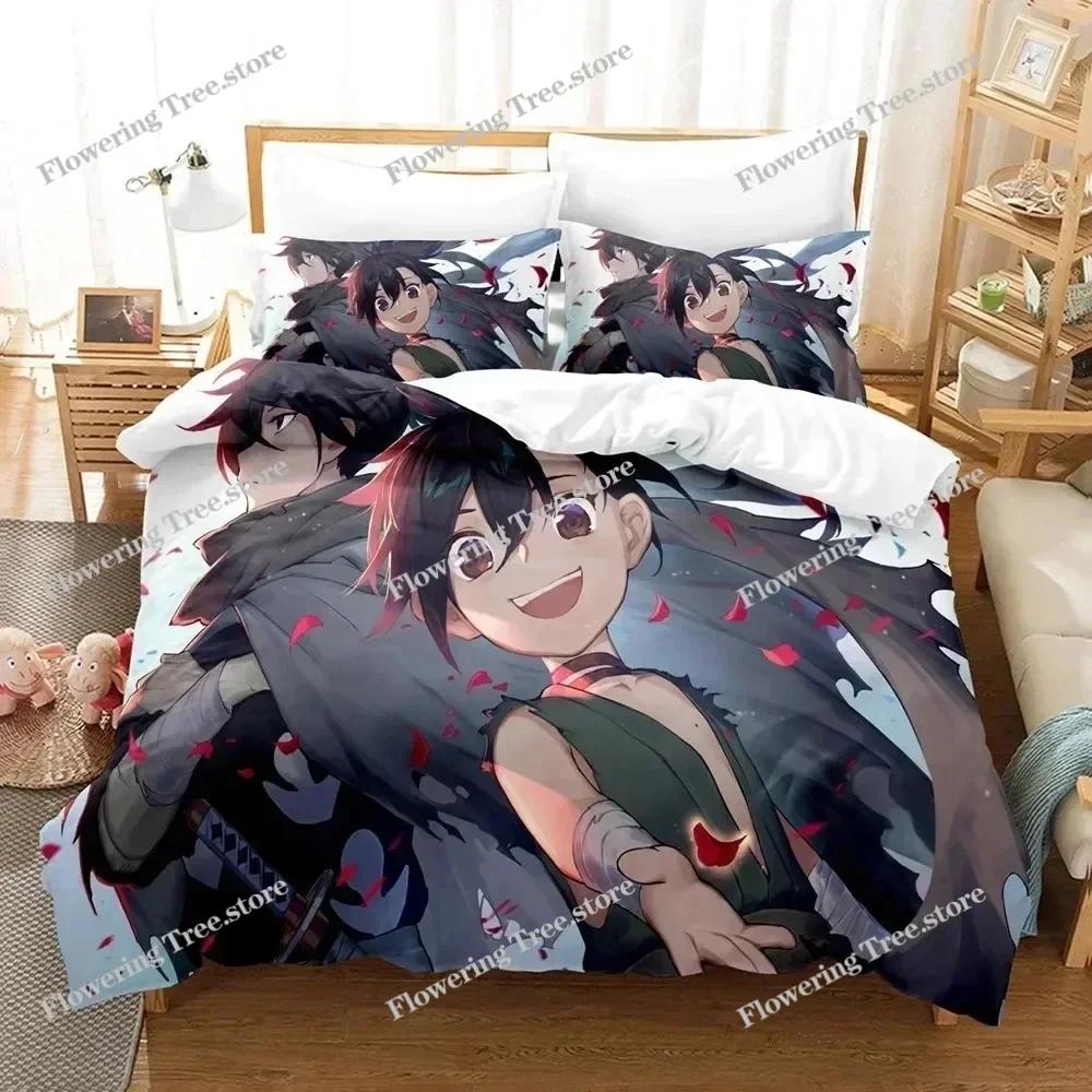 3D Print Anime Dororo Bedding Set Boys Girls Twin Queen Size Duvet Cover Pillowcase Bed Boys Adult Fashion Home Textileextile029