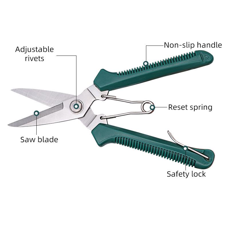 High Branch Pruning Shears and Fruit Picker Gardening Scissors
