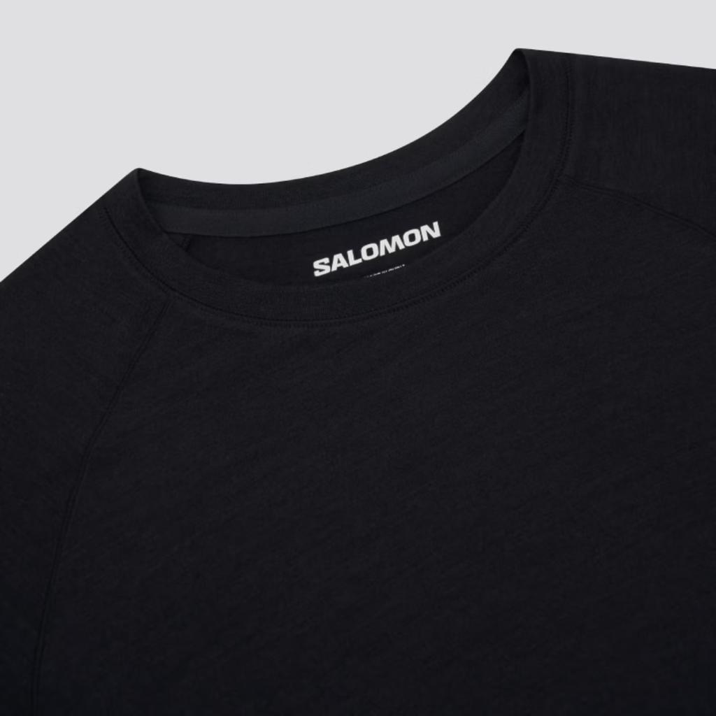 Salomon Falcon Fly Pl Wool Mix High-End Racing Running Outdoor Merino Wool Base Layer Warm Skin-Friendly Long Sleeve Running T-Shirt Women tops C29257