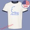 Alfred Hitchcock Crime Master Men's Ringer Navy Size S To 3XL
