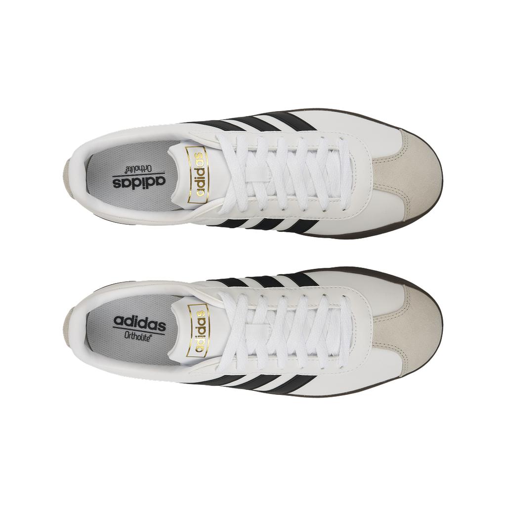adidas VL Court 2.0 White Black Gum Unisex Sneakers Footwear-White Core-Black ID6015
