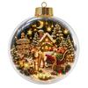 with Light Christmas Ball Ornament Acrylic Material Holiday Tree Pendant  Holiday Decoration