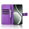 Diamond Pattern Flip Wallet Lærveske for Realme GT 6T GT6 Magnetiske kortspor Stativ Telefonveskedeksel for Realme GT Neo 6 6 SE