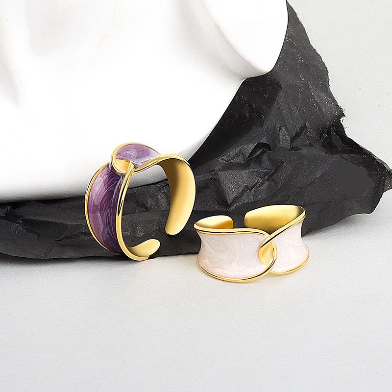 Lindon Classic Copper Alloy Ring Ladies Jewelry Wedding Promise Party Gift