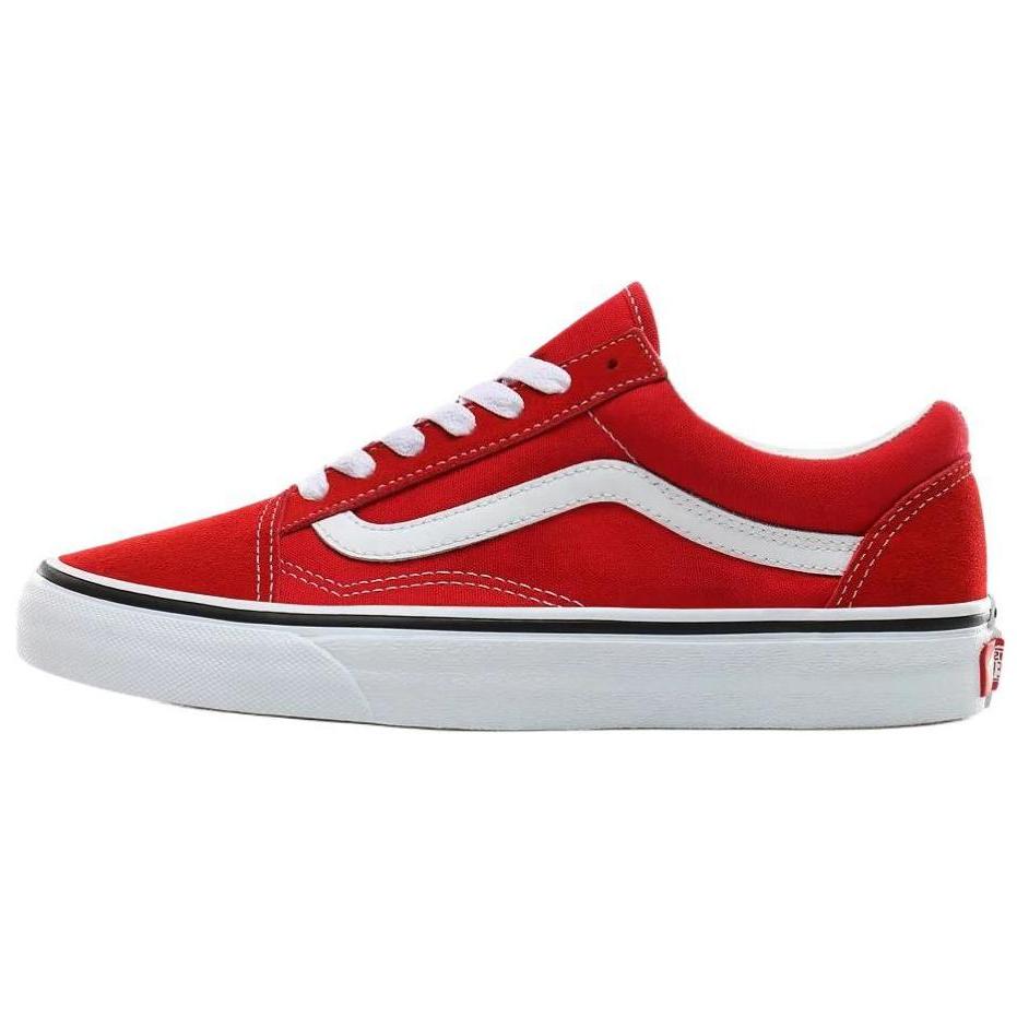 Vans Old Skool Soft Comfortable Thin Sole Durable Low Top Skate Shoes Unisex Sneakers Red VN0A4BV5JV61