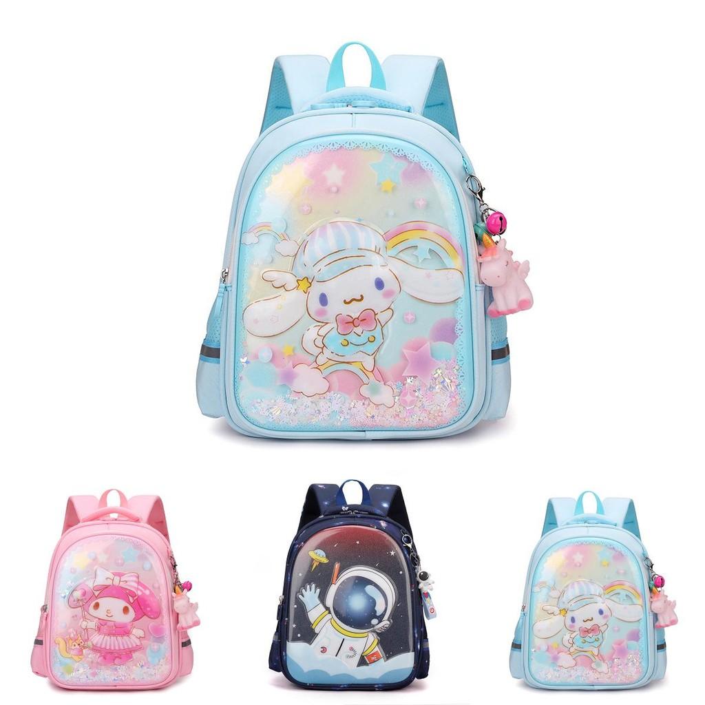 New Large Capacity Cartoon Backpack For Kids In Deep Blue Space Theme With Ultra Cute Design